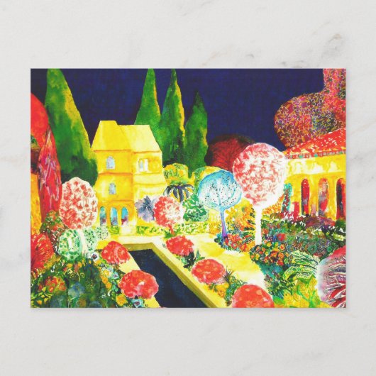 Carte Postale L'Alhambra de nuit. (Devant)