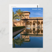 Carte Postale L'Alhambra, Grenade Espagne (Devant / Derrière)