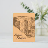 Carte Postale Lalibela Éthiopie (Debout devant)