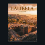 Carte Postale Lalibela, Lalibela, Amhara Region<br><div class="desc">Lalibela is world-renowned for its eleven medieval monolithic cave churches, carved directly out of the red volcanic tuff rock in the 12th and 13th centuries. These structures are not built from the ground up but are chiseled downwards, creating a subterranean world of worship. The most famous of these, Biete Giyorgis...</div>