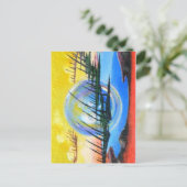 Carte Postale L'ALIEN ABSTRAIT par Leomariano (Debout devant)