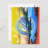 Carte Postale L'ALIEN ABSTRAIT par Leomariano (Devant / Derrière)