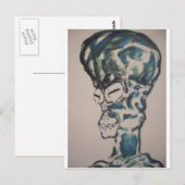 Carte Postale L'alien je suis (Devant / Derrière)