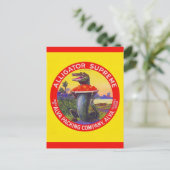 Carte Postale L'Alligator Suprême de Floride (Debout devant)