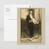 Carte Postale Laloo, le Happy Hindoo avec un Twin parasite (Devant / Derrière)