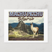 CARTE POSTALE LAMA - MACHU PICCHU PÉROU (Devant)