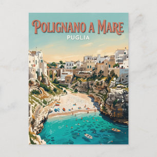 Carte Postale Lama Monachile Polignano a Mare Italie