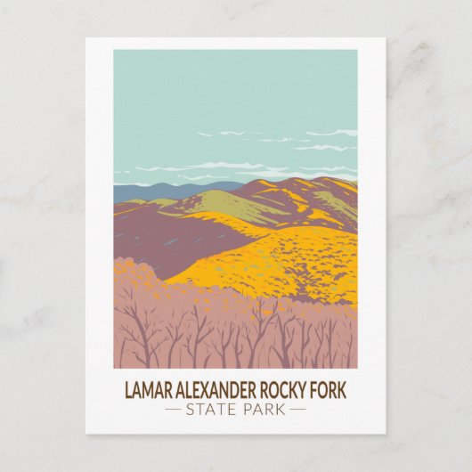 Carte Postale Lamar Alexander Rocky Fork State Park Tennessee (Devant)
