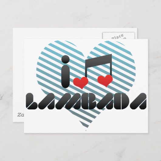 Carte Postale Lambada (Devant / Derrière)