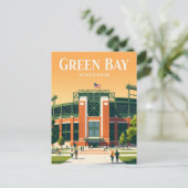 Carte Postale Lambeau Field États-Unis (Debout devant)