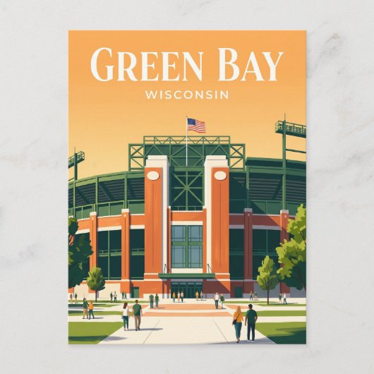 Carte Postale Lambeau Field États-Unis (Devant)