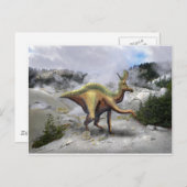 Carte Postale Lambeosaurus Dinosaur (Devant / Derrière)