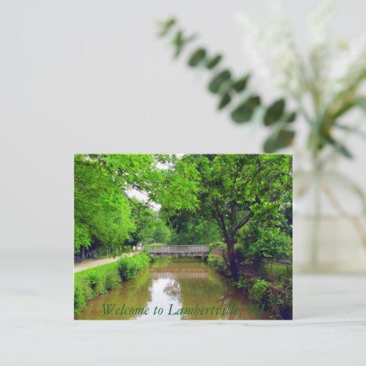 Carte postale Lambertville (Debout devant)