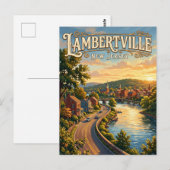 Carte Postale Lambertville New Jersey (Devant / Derrière)
