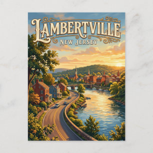 Carte Postale Lambertville New Jersey