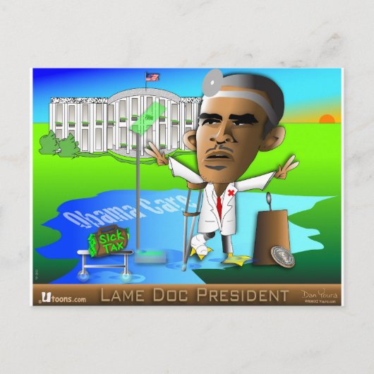 Carte Postale Lame Doc Président (Devant)