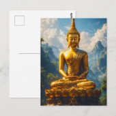 Carte Postale L'Âme Dorée du Siam (Devant / Derrière)