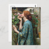 Carte Postale L'âme du Rose | John William Waterhouse (Devant / Derrière)