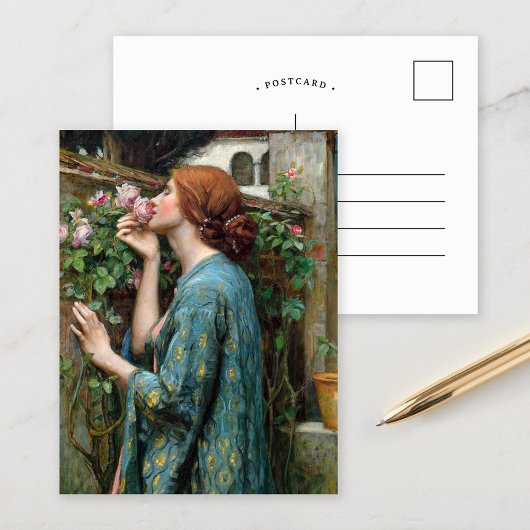 Carte Postale L'âme du Rose | John William Waterhouse
