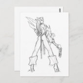 Carte Postale Lame Elvish (Devant / Derrière)