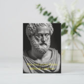 Carte Postale L'âme ne pense jamais sans image (Debout devant)