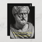 Carte Postale L'âme ne pense jamais sans image (Devant / Derrière)