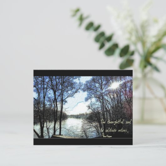 Carte Postale L'âme réfléchie... (Debout devant)