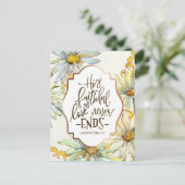 Carte Postale Lamentations 3:22 Son Amour Fidèle Ne Finit Jamais (Debout devant)