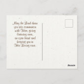 Carte Postale Lamentations 3:22 Son Amour Fidèle Ne Finit Jamais (Dos)