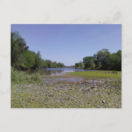 Carte Postale L'American River à Sacramento, CA (Devant)