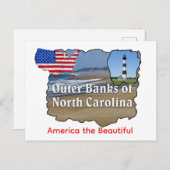 Carte Postale L'Amérique, les belles banques extérieures (Devant / Derrière)