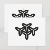 Carte postale Lames gothiques (Devant / Derrière)