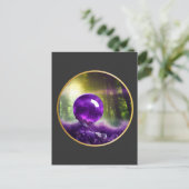 Carte Postale L'Amethyst Orb Fantasy Digital Art (Debout devant)
