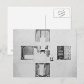 Carte Postale L'ameublement pour un petit salon (Devant / Derrière)