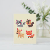 Carte Postale L'ami heureux de la forêt (Debout devant)