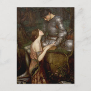 Carte Postale Lamia et le soldat par John William Waterhouse