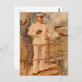 Carte Postale L'amiral George Dewey à Manila Bay (Devant / Derrière)