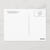 Carte Postale L'Amitié de Salem, MA (Dos)