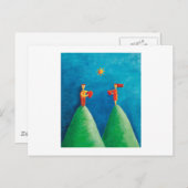 Carte Postale L'amour à distance (Devant / Derrière)