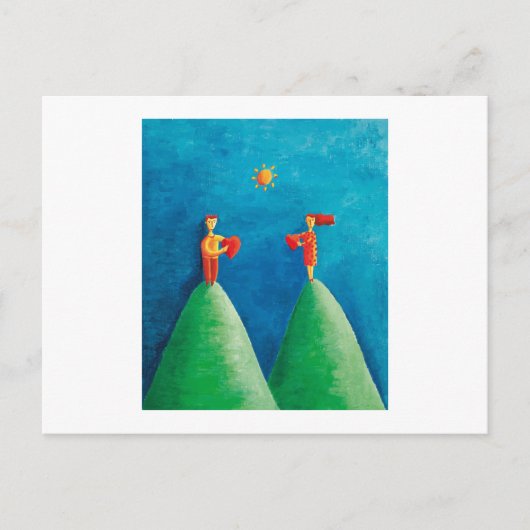 Carte Postale L'amour à distance (Devant)