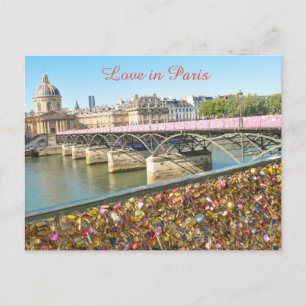 Carte Postale L'amour à Paris