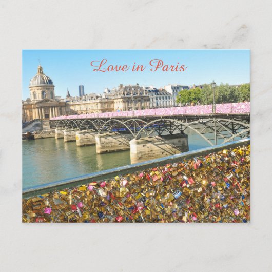 Carte Postale L'amour à Paris (Devant)