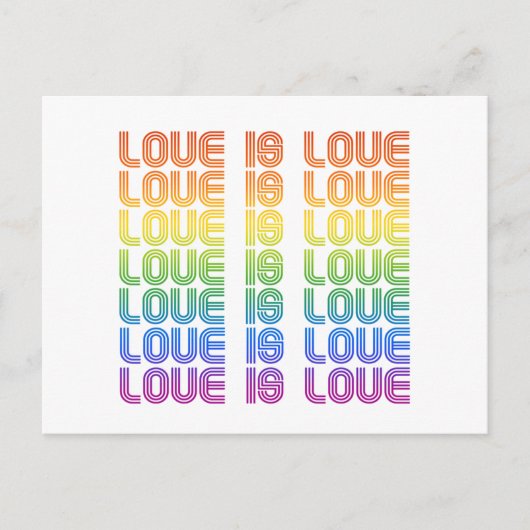 Carte Postale L'amour c'est l'amour Rétro (Devant)
