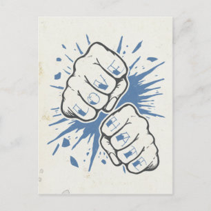 Carte Postale L'amour contre la haine