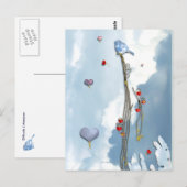 Carte Postale L'Amour Croissant ! (Devant / Derrière)