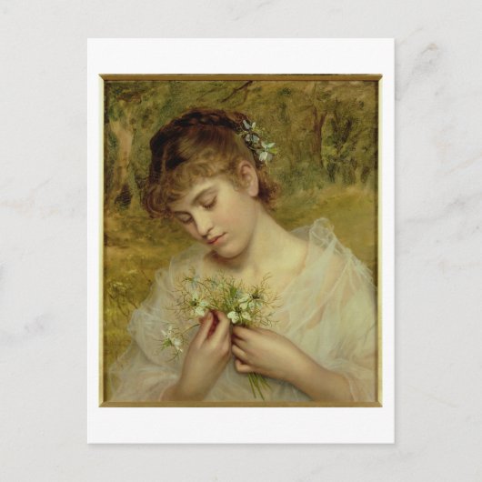 Carte Postale L'amour dans la poitrine (huile sur toile) (Devant)