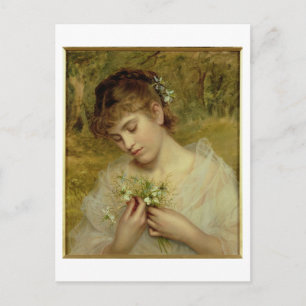 Carte Postale L'amour dans la poitrine (huile sur toile)