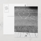 Carte Postale L'amour dans la rue (Devant / Derrière)