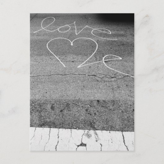 Carte Postale L'amour dans la rue (Devant)