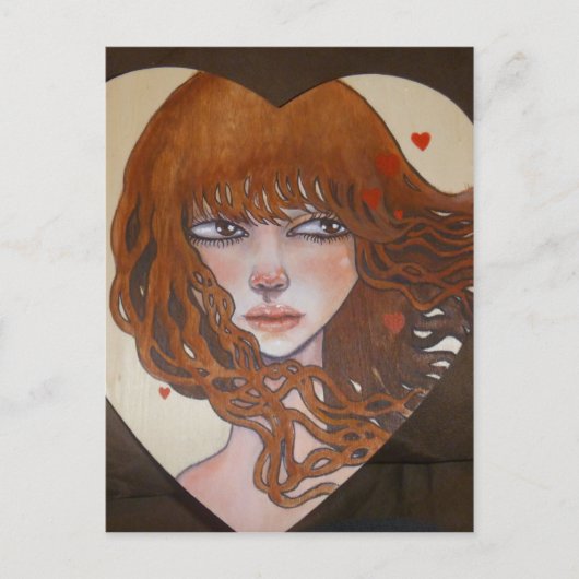 Carte Postale L'amour dans mon esprit (Devant)